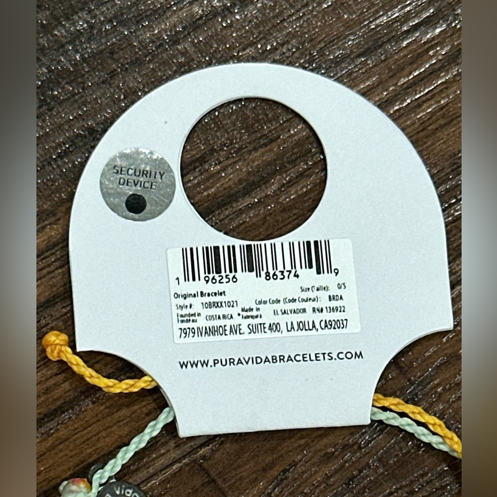 Pura Vida Women's Multi-Color Adjustable Bracelet - Picture 6 of 6